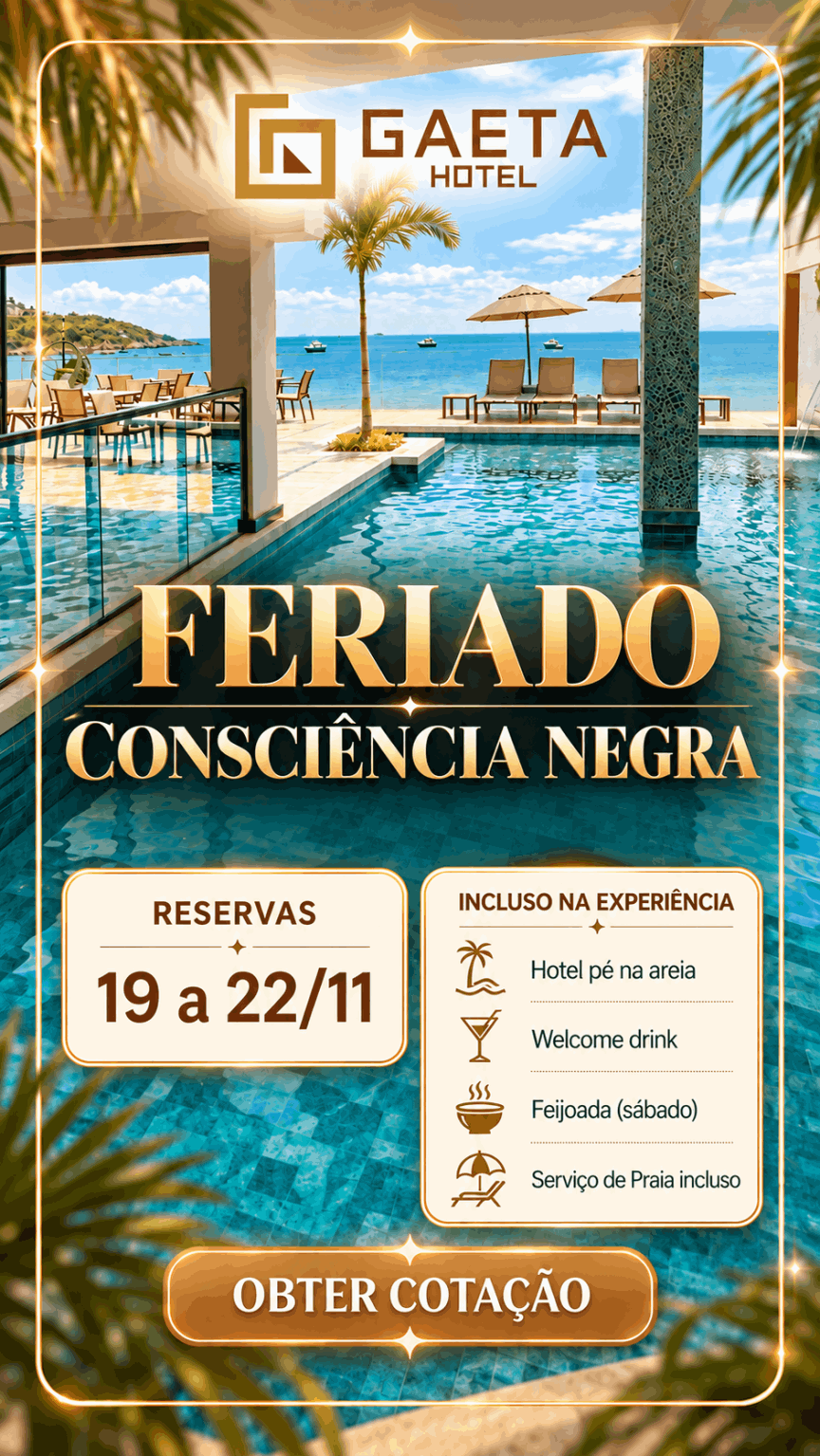 Feriado da Consciência Negra - Gaeta Hotel
